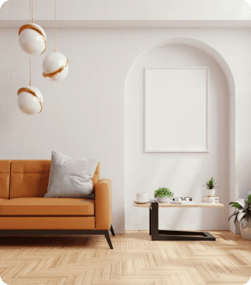 Luxury living room interior