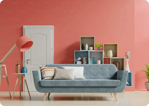 Minimal home interior